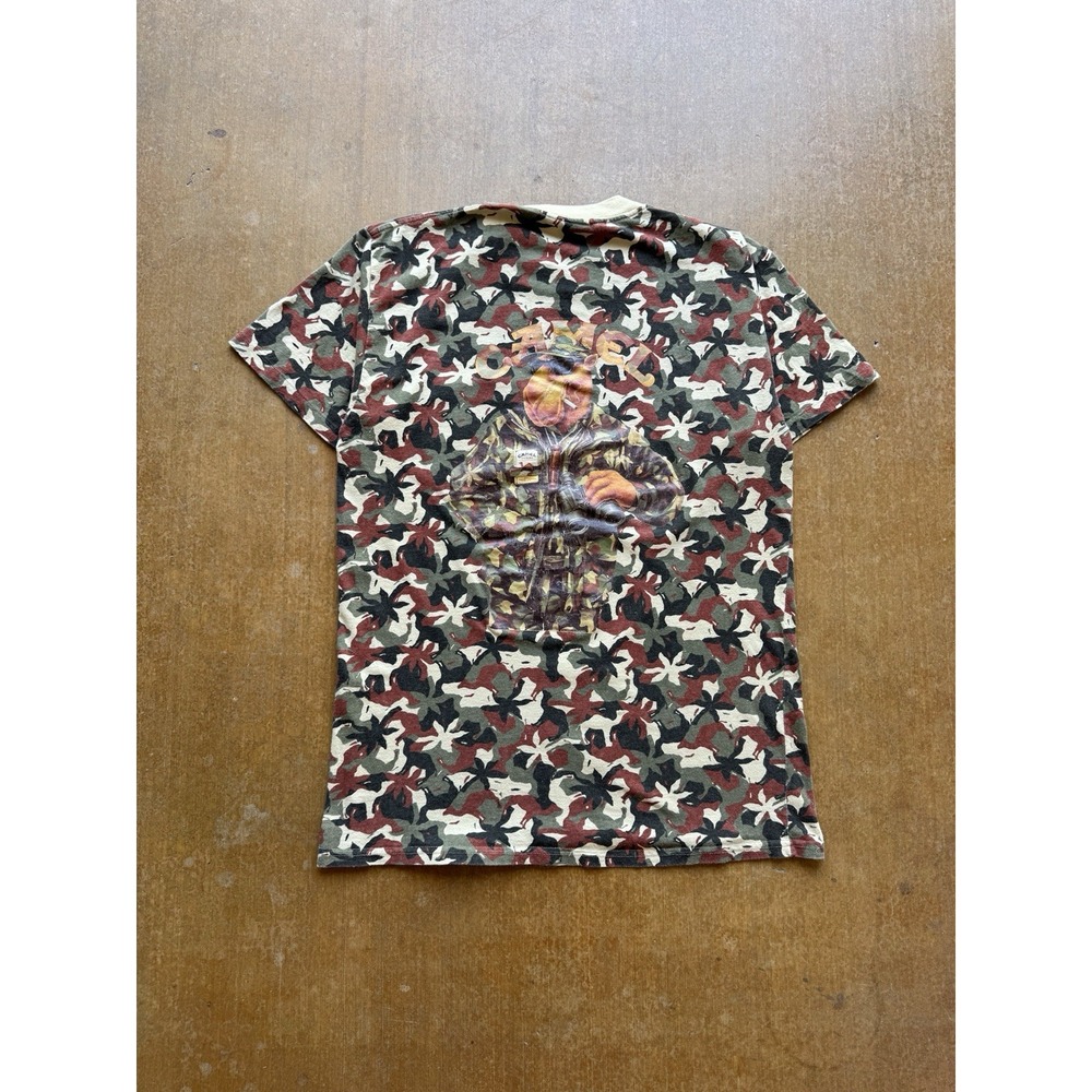 VTG 90s Camel Camouflage Camo Pocket T-Shirt Cigarettes Promo Smoke Explorer XL